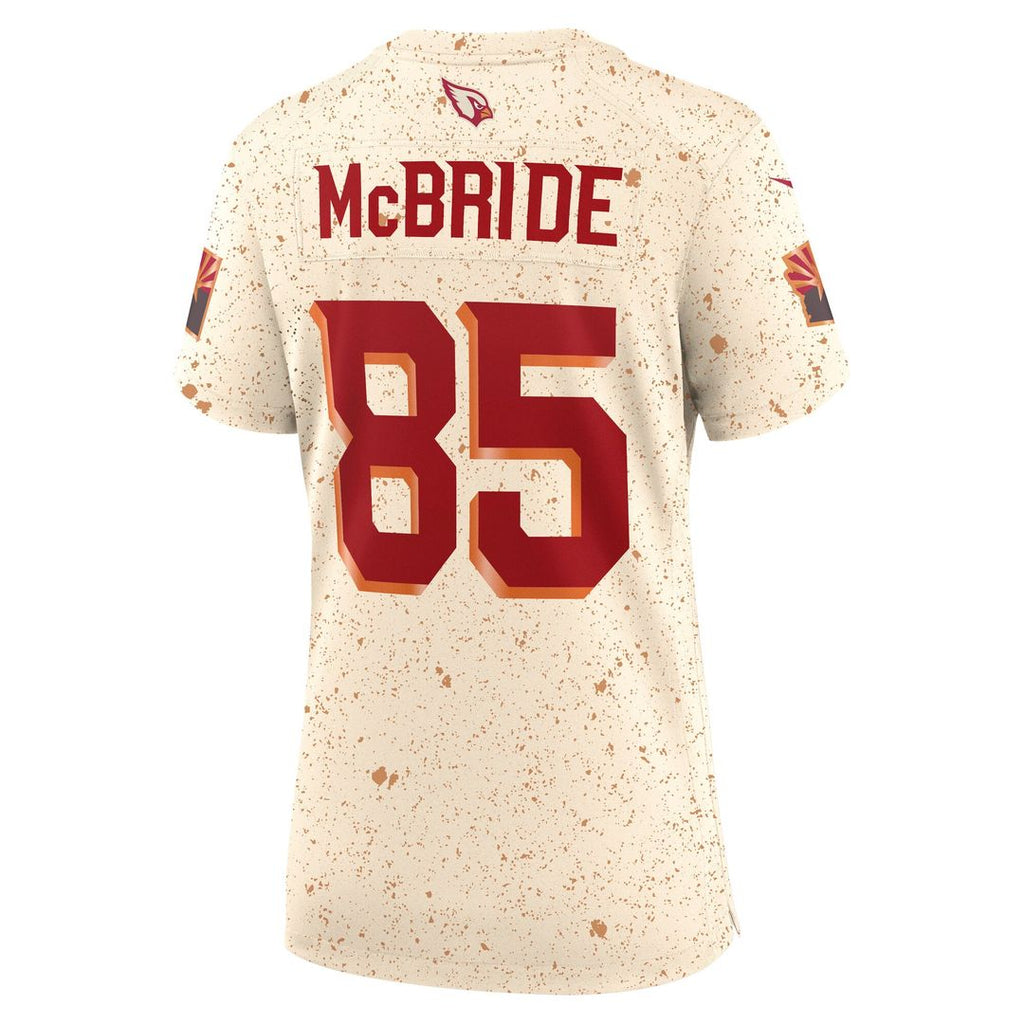 Trey McBride Arizona Cardinals Women's 2025 Rivalries Collection Game Jersey - Natural