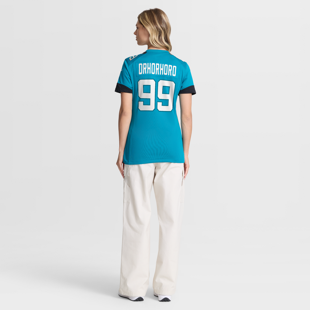 Ruke Orhorhoro Jacksonville Jaguars Women's Team Game Jersey - Teal