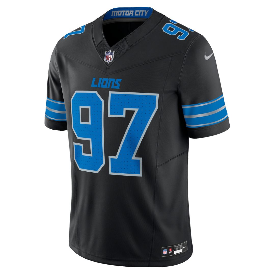 Aidan Hutchinson Detroit Lions 2nd Alternate Vapor F.U.S.E. Limited Jersey - Black
