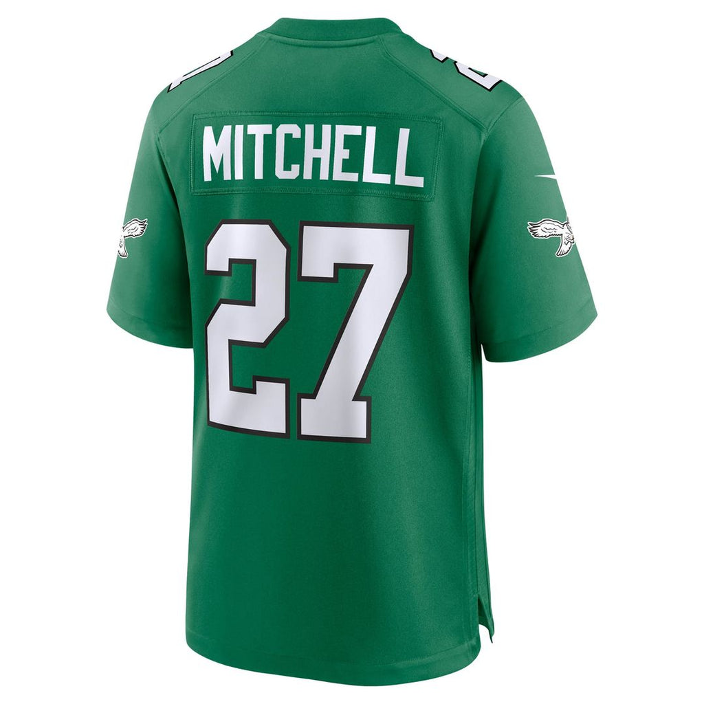 Quinyon Mitchell Philadelphia Eagles Team Game Jersey - Midnight Green