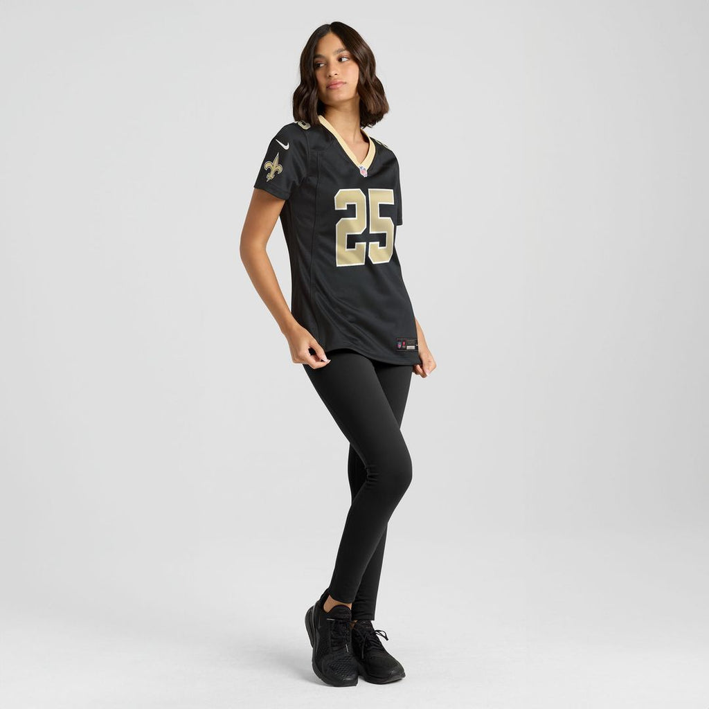 Rejzohn Wright New Orleans Saints Women's Team Game Jersey - Black