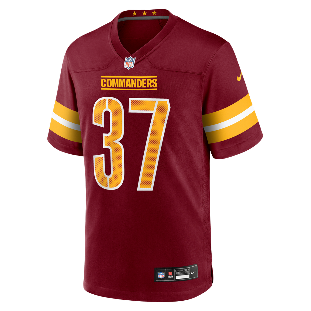 Car'lin Vigers Washington Commanders Team Game Jersey - Burgundy