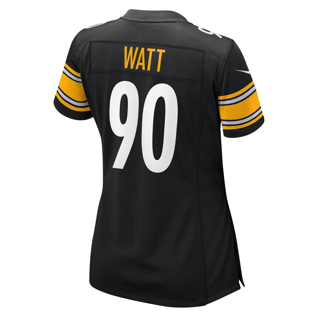 T.J. Watt Pittsburgh Steelers Women's Team Game Jersey - Black