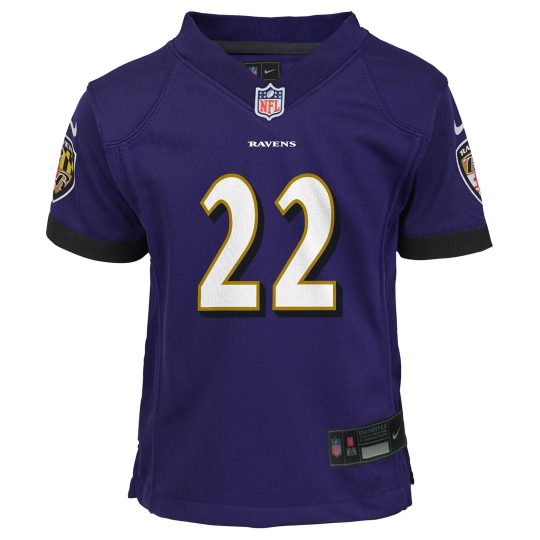Derrick Henry Baltimore Ravens Infant Team Player Game Jersey - Purple