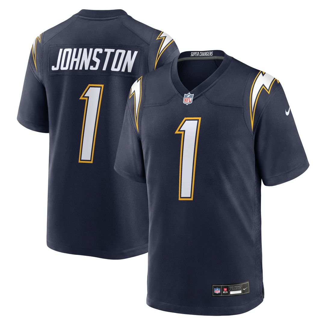 Quentin Johnston Los Angeles Chargers Alternate Super Chargers Game Player Jersey - Navy