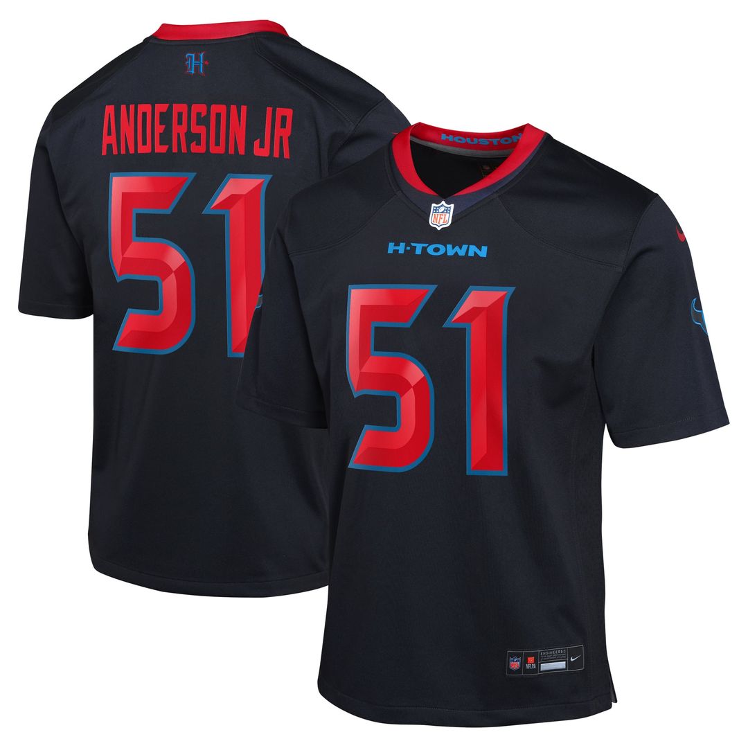 Will Anderson Jr. Houston Texans Youth Game Jersey - Navy