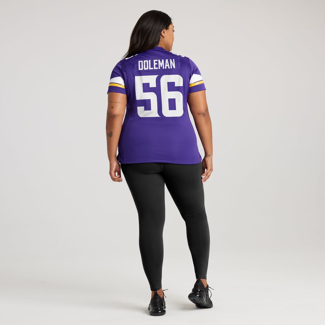 Chris Doleman Minnesota Vikings Women's Game Retired Player Jersey - Purple