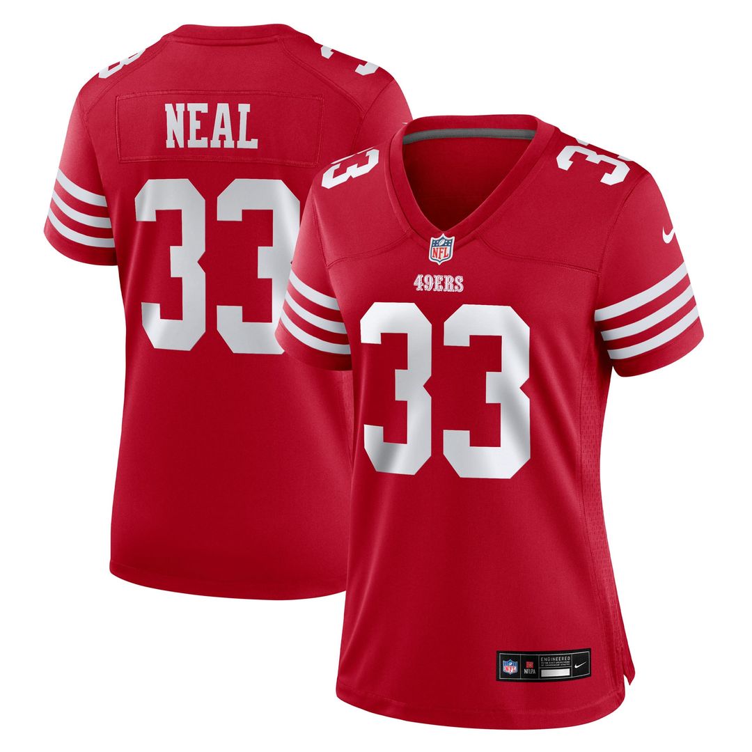Siran Neal San Francisco 49ers Women's Team Game Jersey - Scarlet