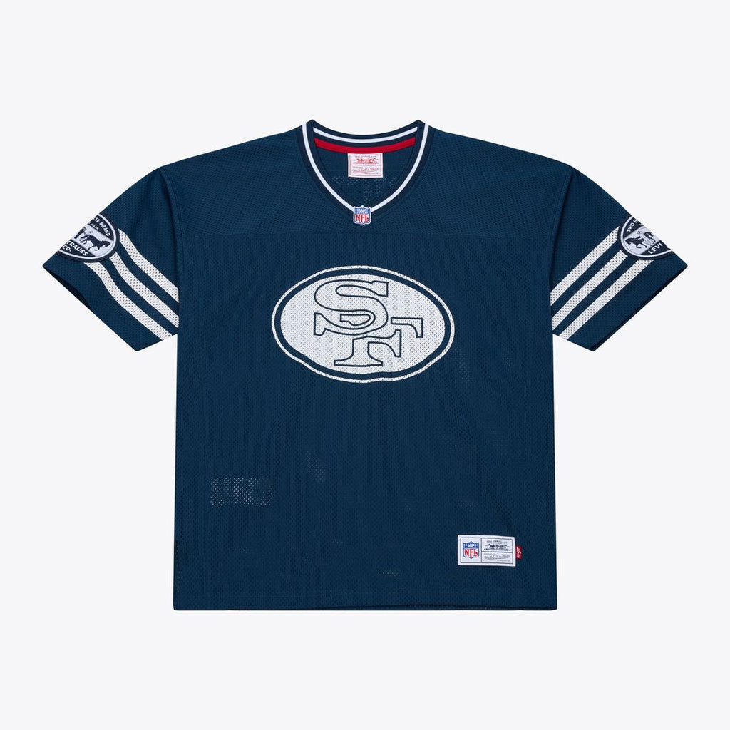 Jerry Rice San Francisco 49ers Mitchell & Ness x Levi's Unisex Legacy Jersey - Navy