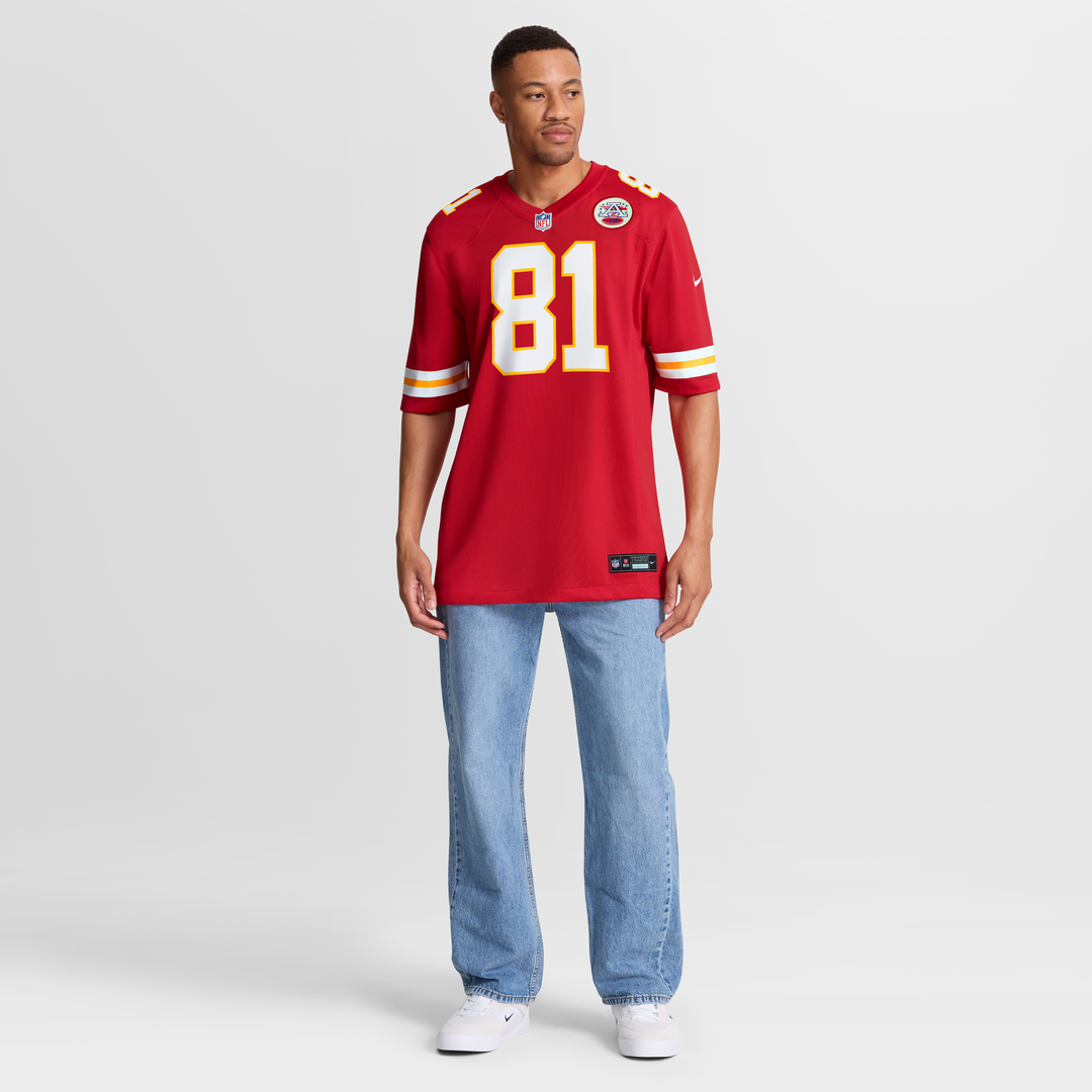 Nikko Remigio Kansas City Chiefs Team Game Jersey - Red