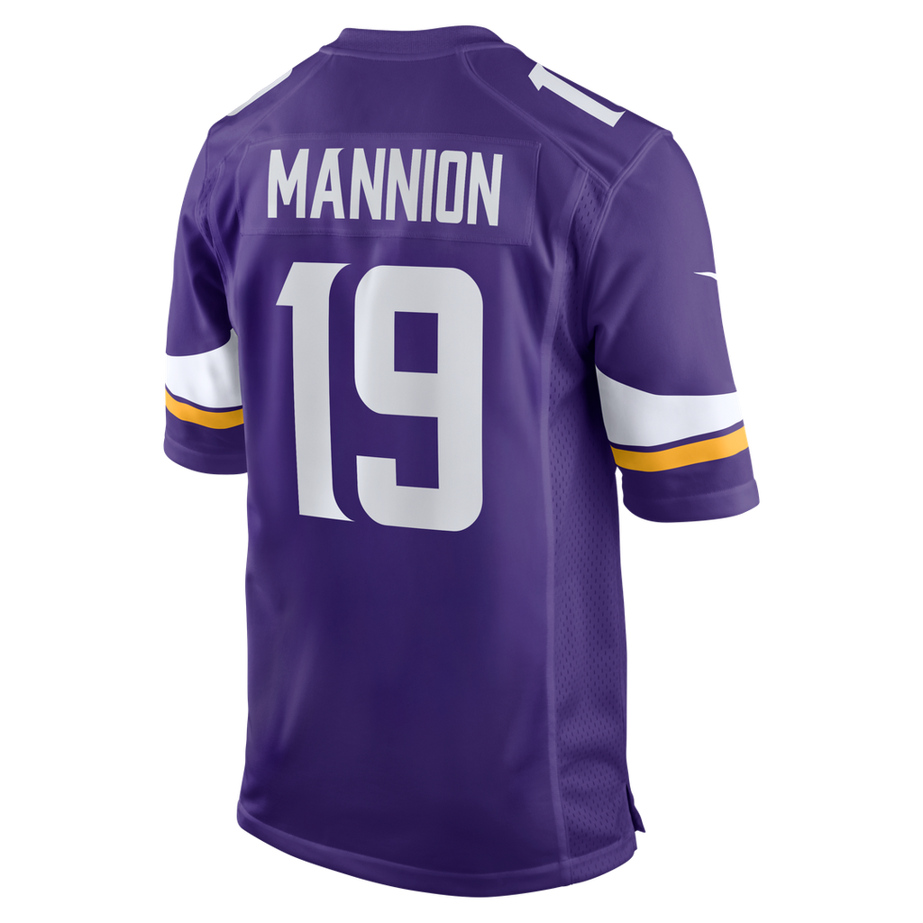 Sean Mannion Minnesota Vikings Game Jersey - Purple