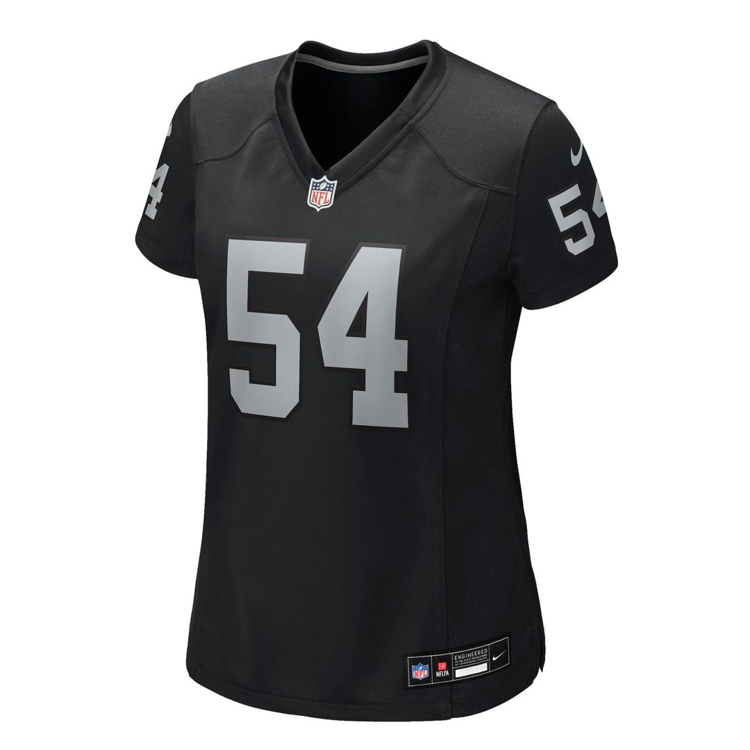 Brennan Jackson Las Vegas Raiders Women's Team Game Jersey - Black