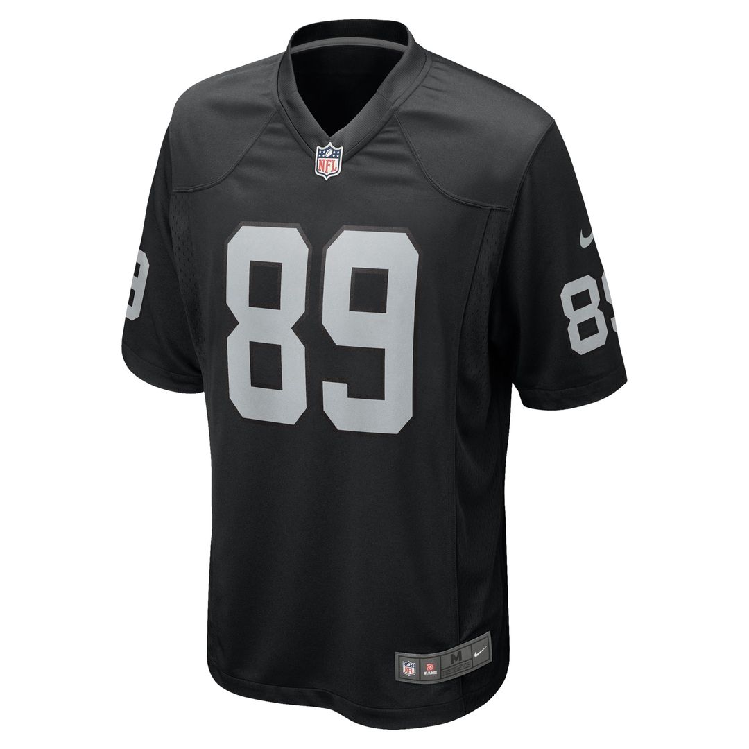 Brock Bowers Las Vegas Raiders Player Game Jersey - Black
