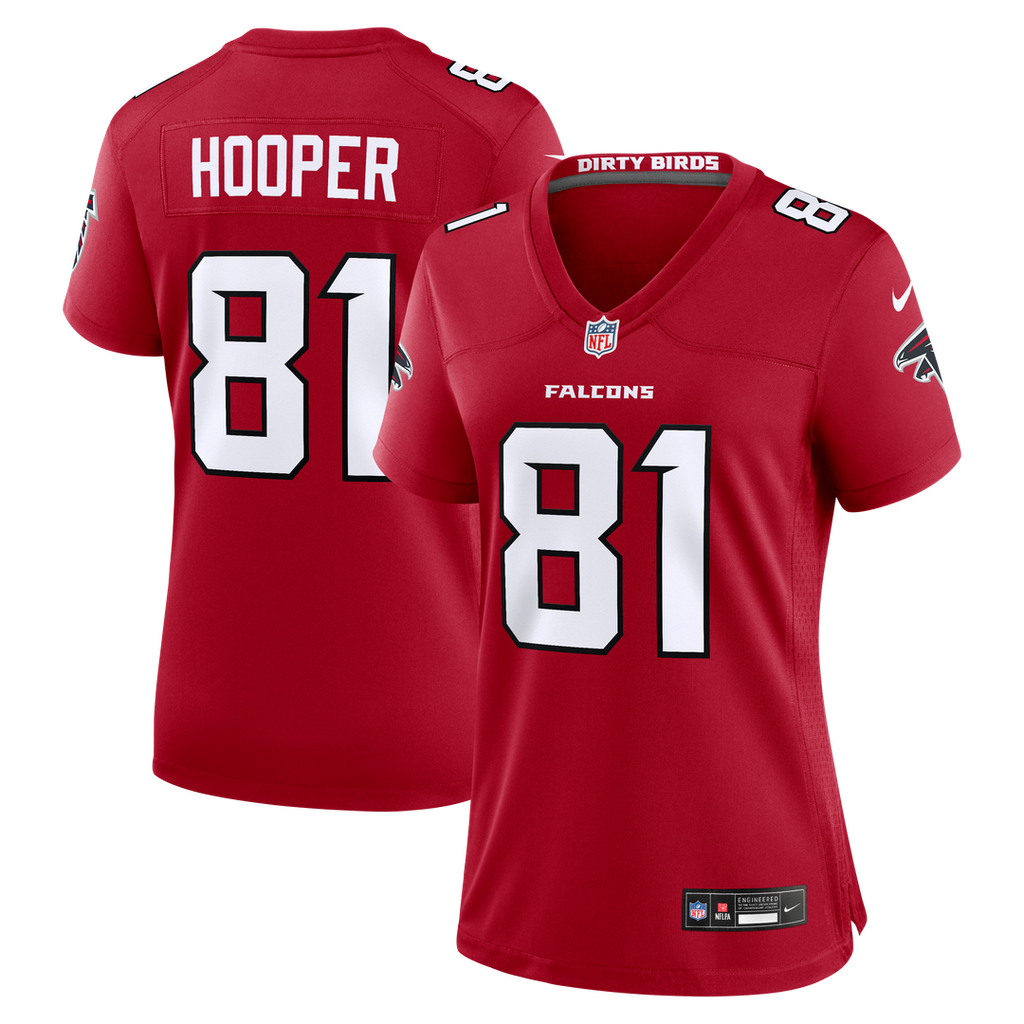 Austin Hooper Atlanta Falcons Women's Team Game Jersey - Red