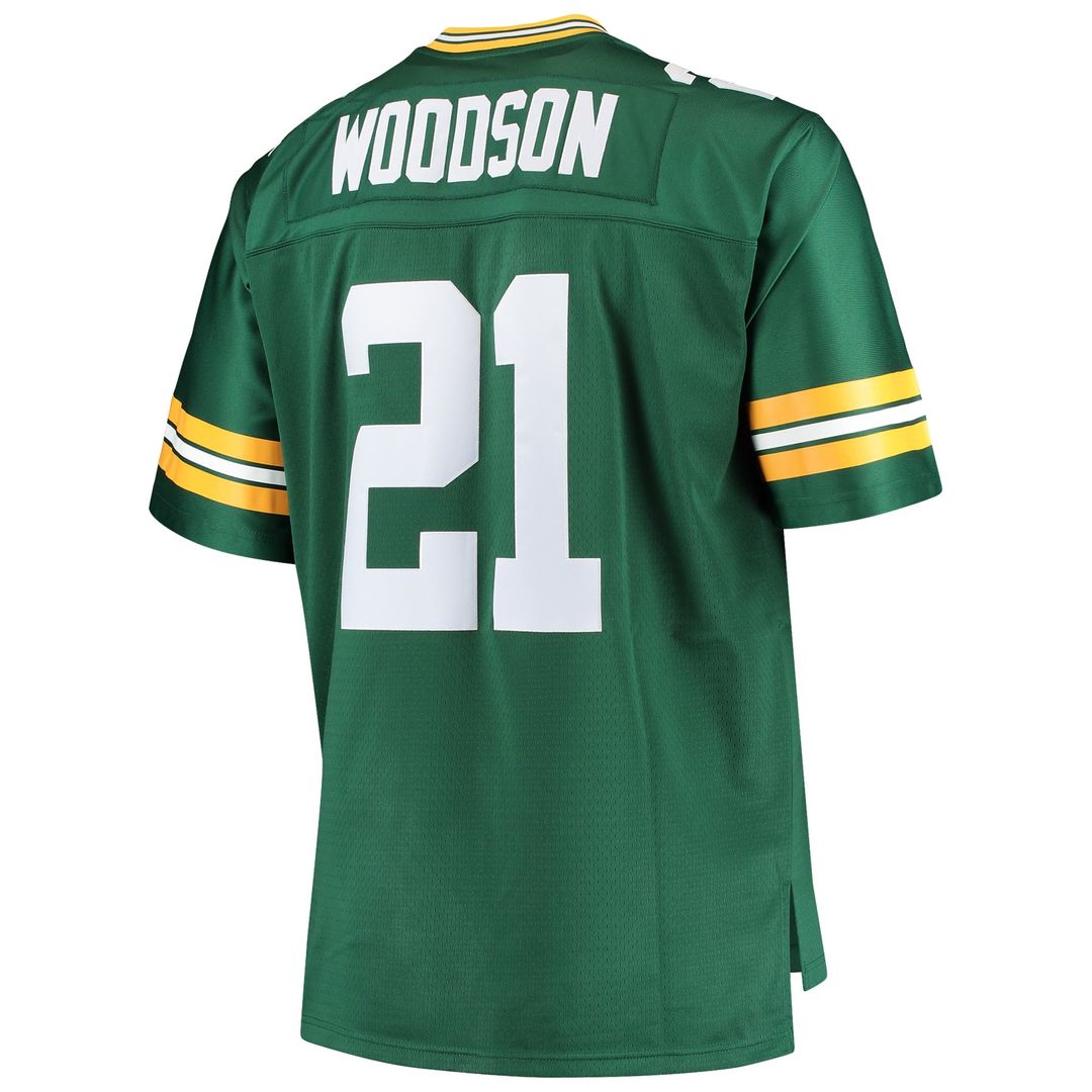 Charles Woodson Green Bay Packers Mitchell & Ness Big & Tall 2010 Retired Player Replica Jersey - Green