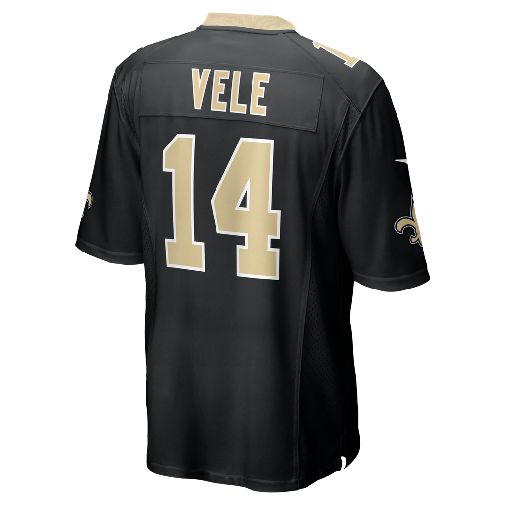 Devaughn Vele New Orleans Saints Team Game Jersey - Black