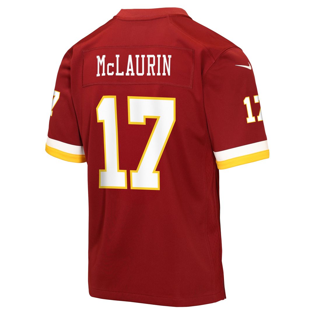 Terry McLaurin Washington Commanders Youth Game Jersey - Burgundy