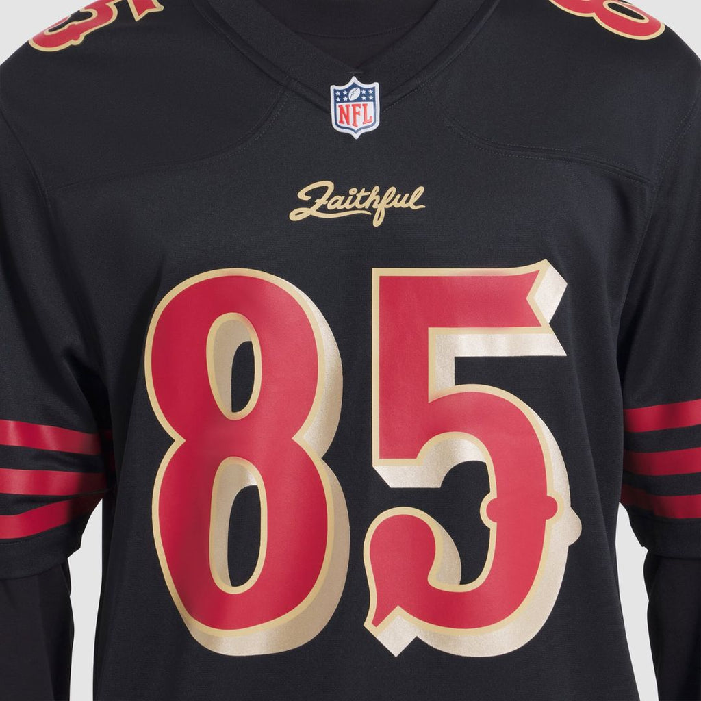George Kittle San Francisco 49ers 2025 Rivalries Collection Game Jersey - Black