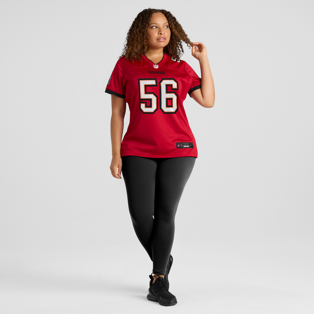 Benton Whitley Tampa Bay Buccaneers Women's Team Game Jersey - Red
