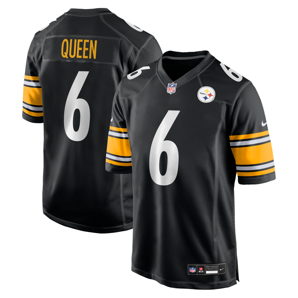 Patrick Queen Pittsburgh Steelers Game Jersey - Black