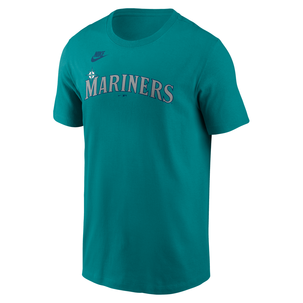 Men's Ken Griffey Jr. Seattle Mariners Nike Teal Name & Number T-Shirt