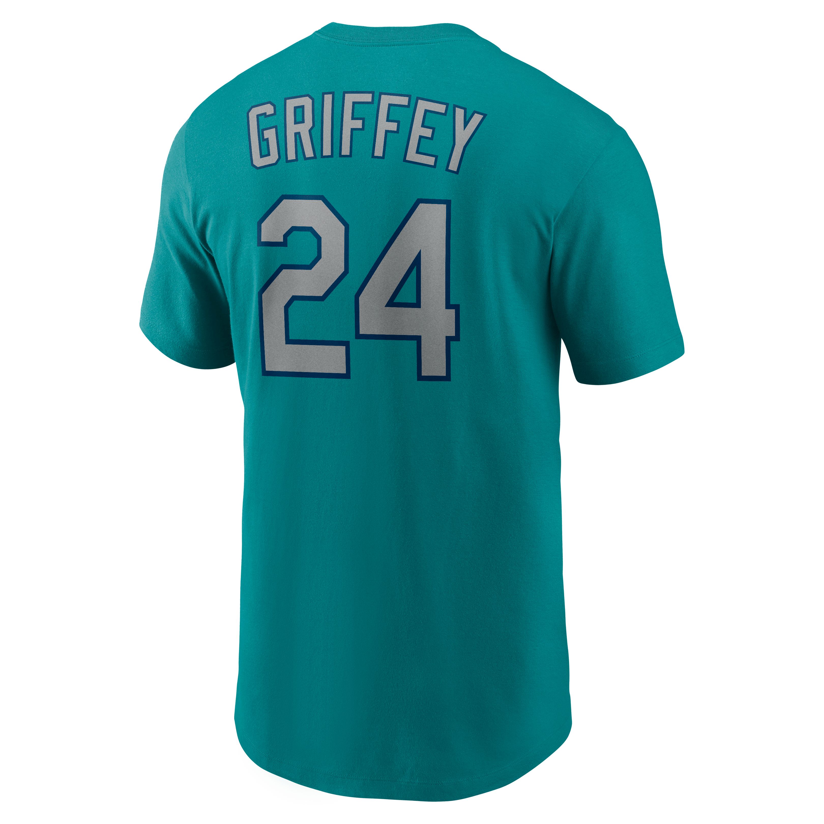 Men's Ken Griffey Jr. Seattle Mariners Nike Teal Name & Number T-Shirt