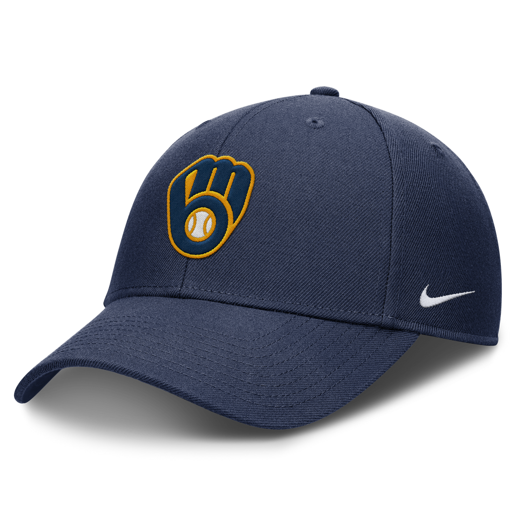 Milwaukee Brewers Nike Navy Club Adjustable Hat