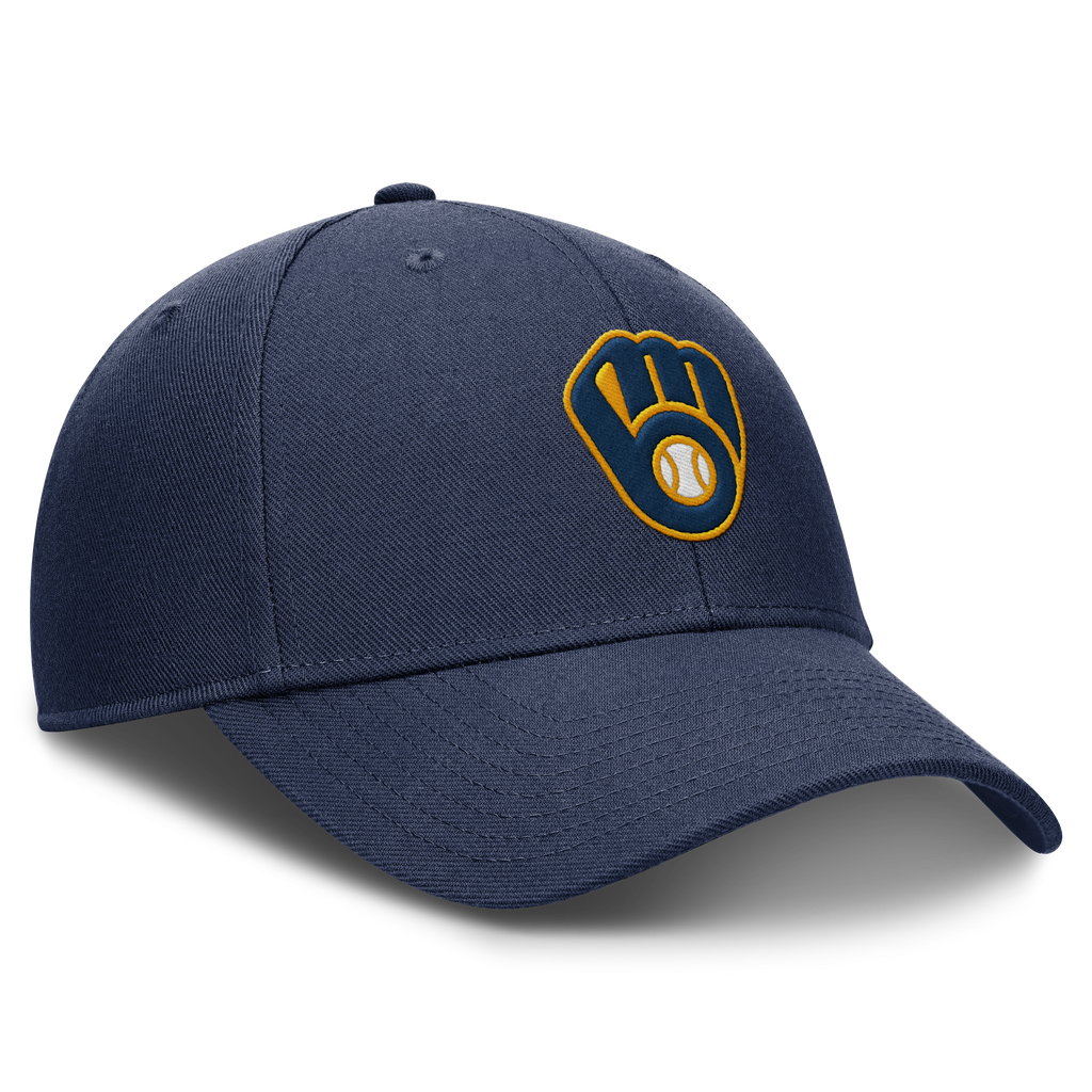 Milwaukee Brewers Nike Navy Club Adjustable Hat