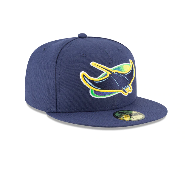 Men's Tampa Bay Rays New Era Navy Game Authentic Collection Alternate On-Field 59FIFTY Fitted Hat