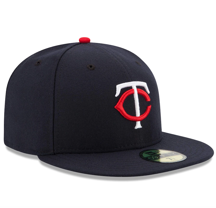 Men's Minnesota Twins New Era Navy Home Authentic Collection On-Field 59FIFTY Fitted Hat