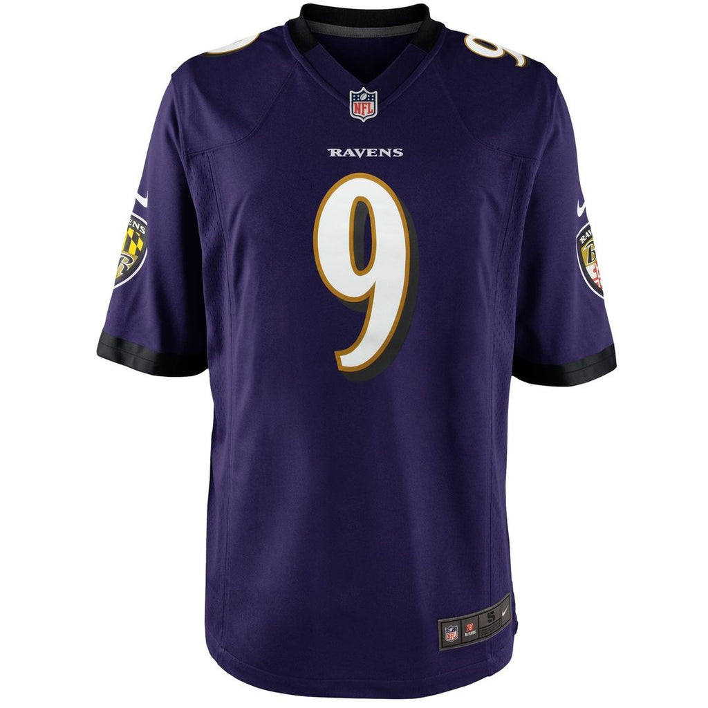 Justin Tucker Baltimore Ravens Youth Game Jersey - Purple