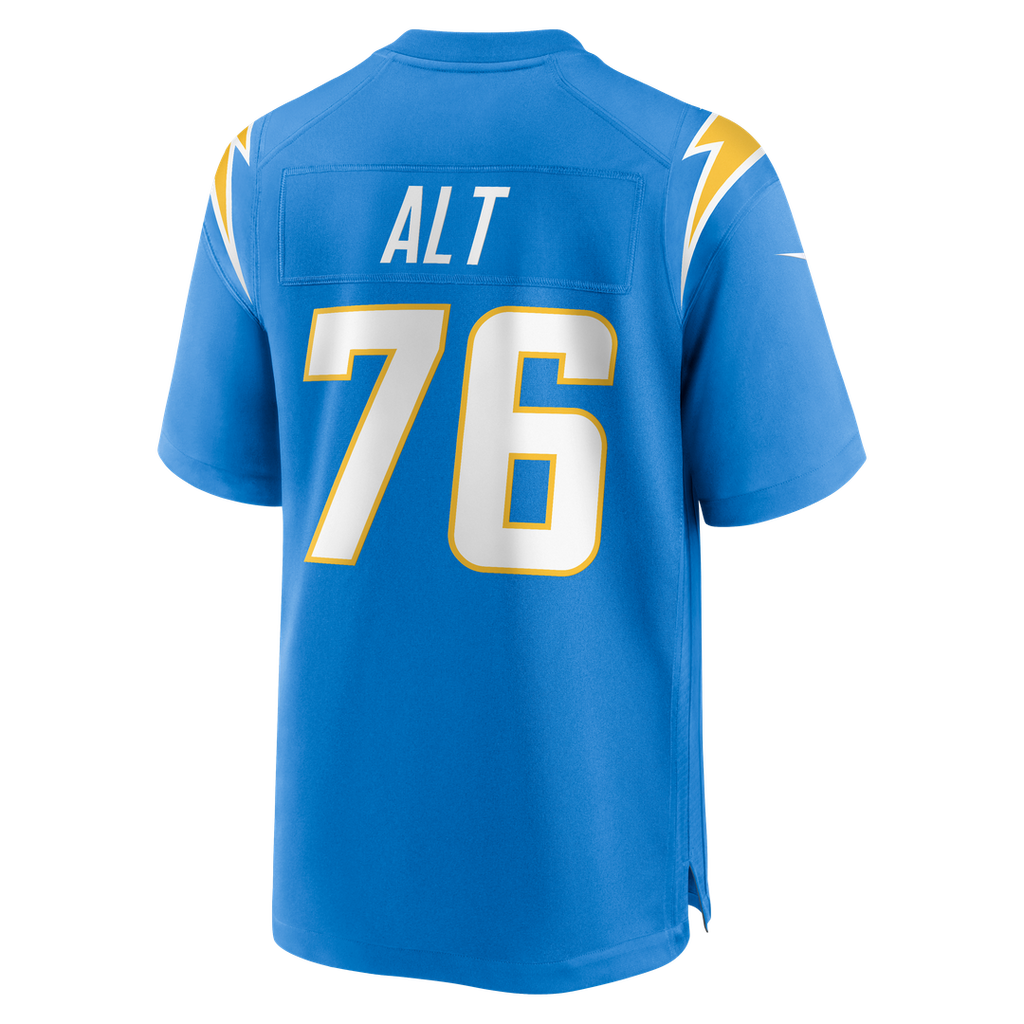 Joe Alt Los Angeles Chargers Player Game Jersey - Powder Blue
