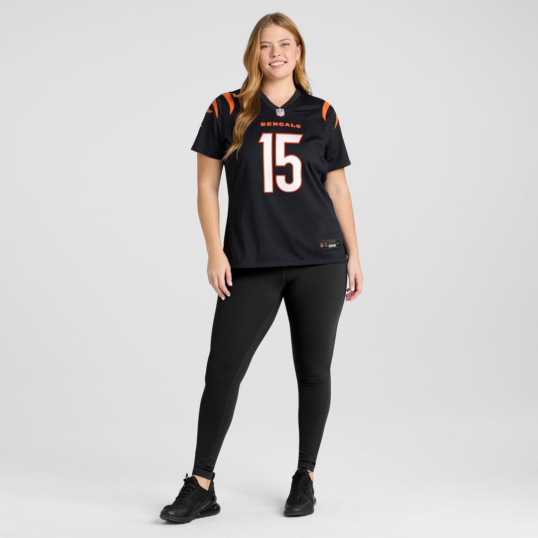 Charlie Jones Cincinnati Bengals Women's Team Game Jersey - Black