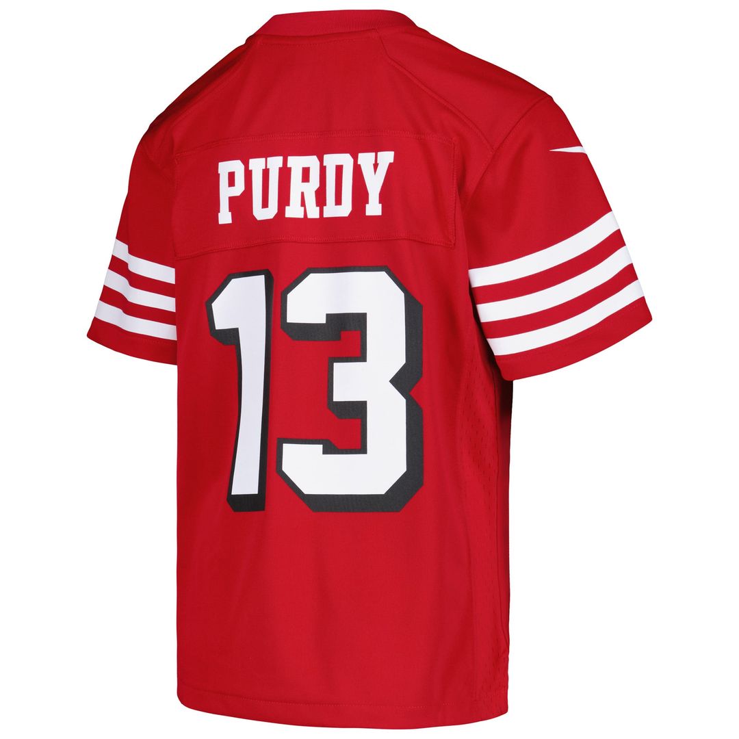 Brock Purdy San Francisco 49ers Youth Game Jersey - Scarlet