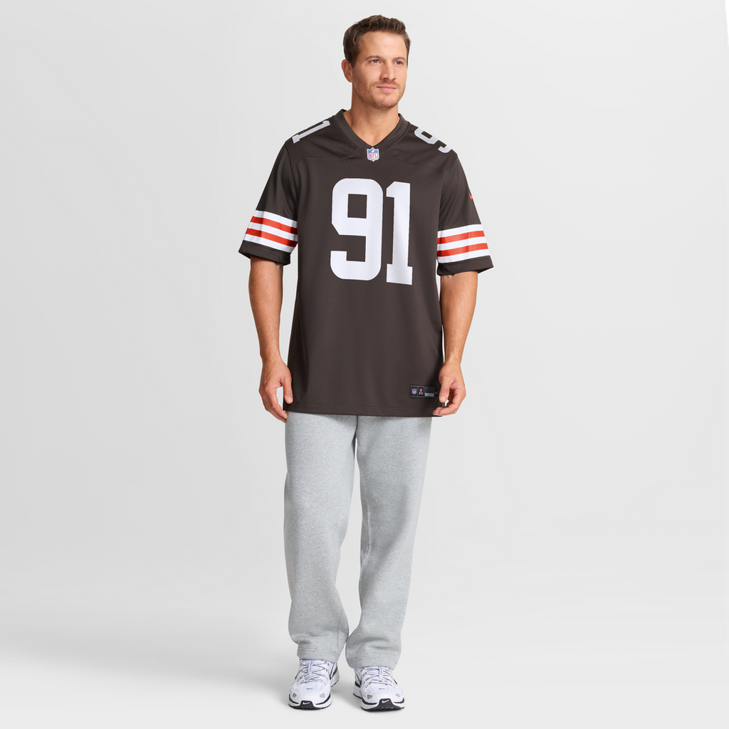 Alex Wright Cleveland Browns Team Game Jersey - Brown
