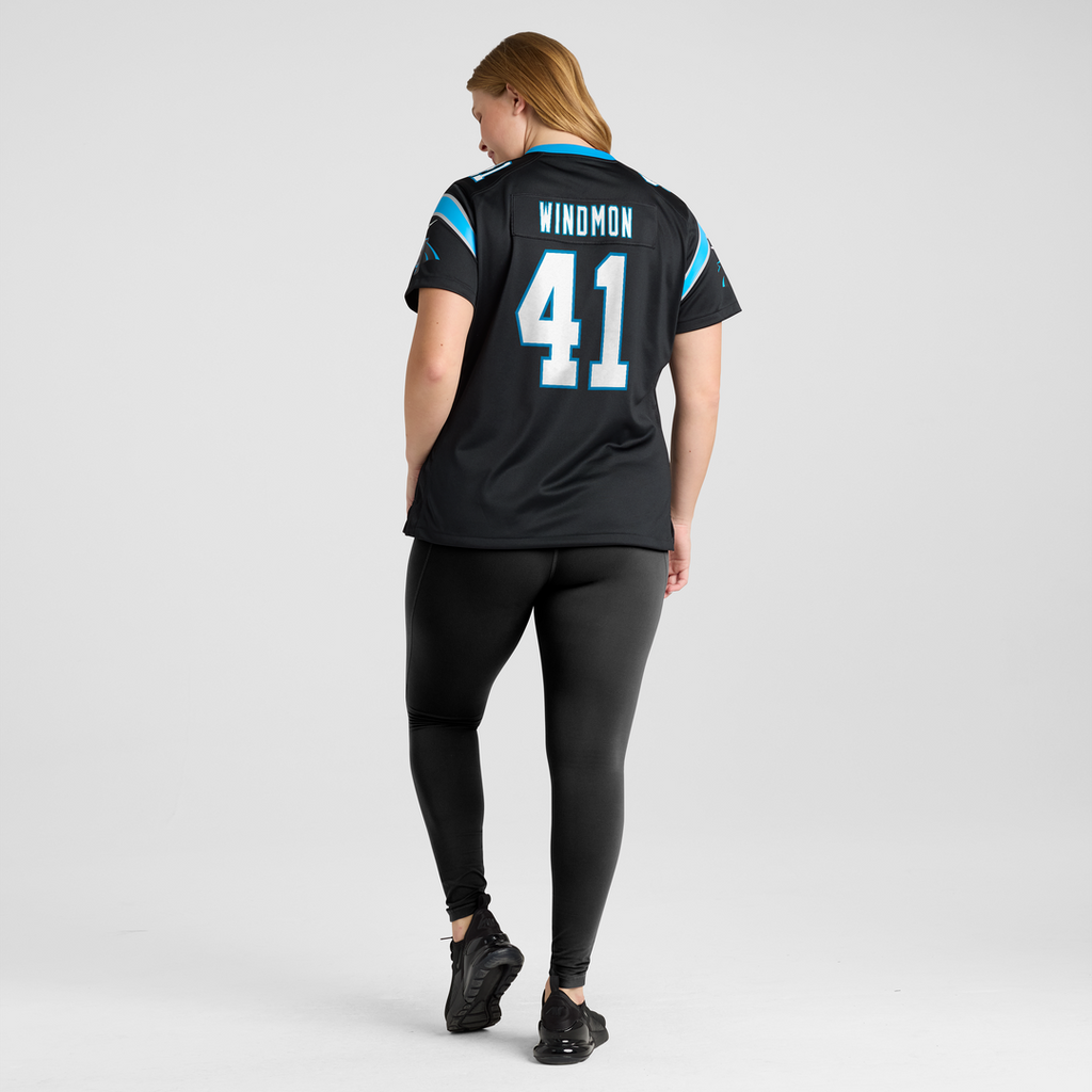 Jacoby Windmon Carolina Panthers Women's Team Game Jersey - Black