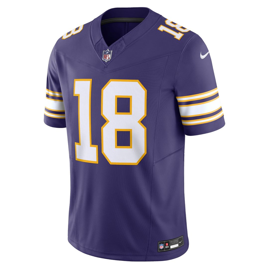 Justin Jefferson Minnesota Vikings Vapor F.U.S.E. Limited Jersey - Purple