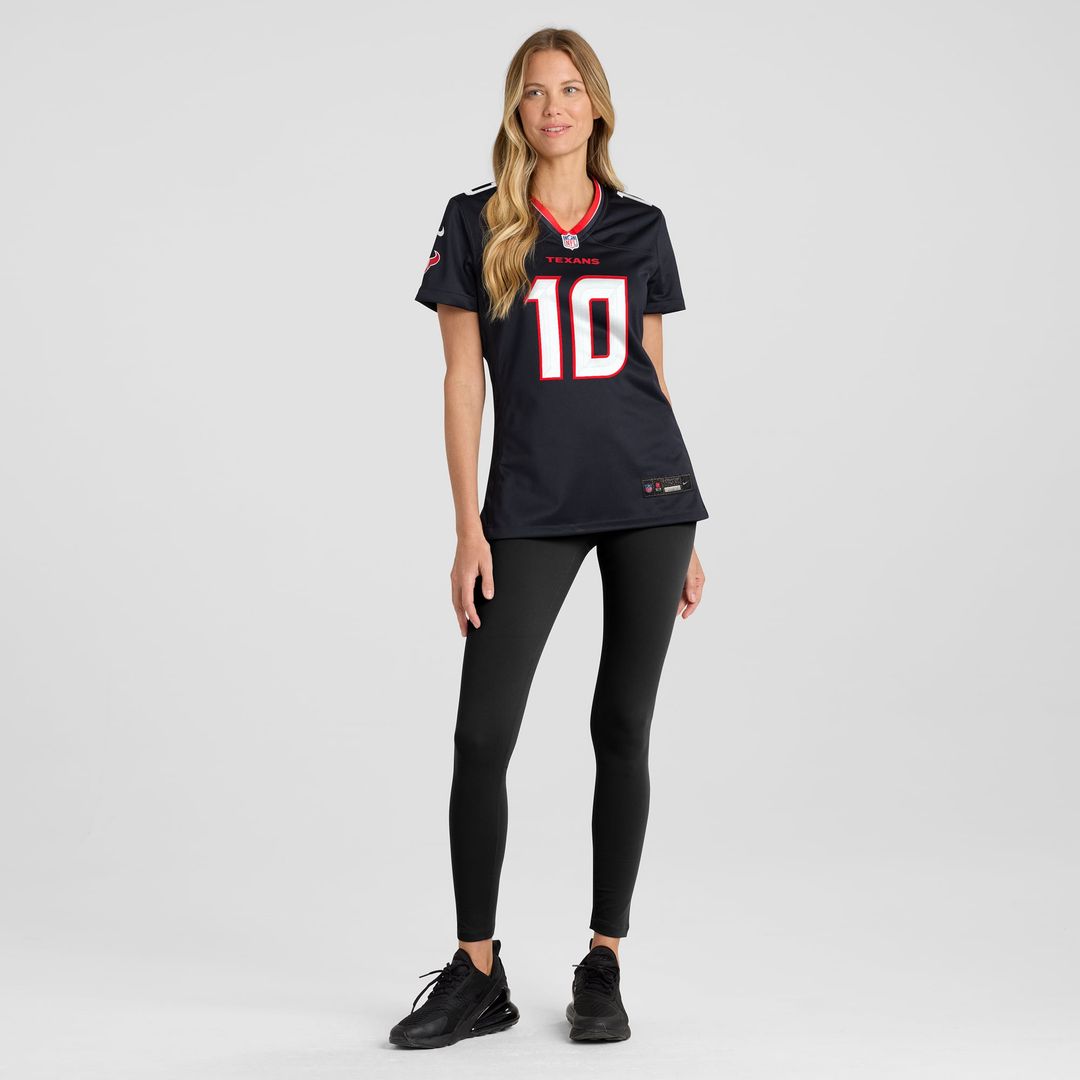 Davis Mills Houston Texans Women's Team Game Jersey - Navy