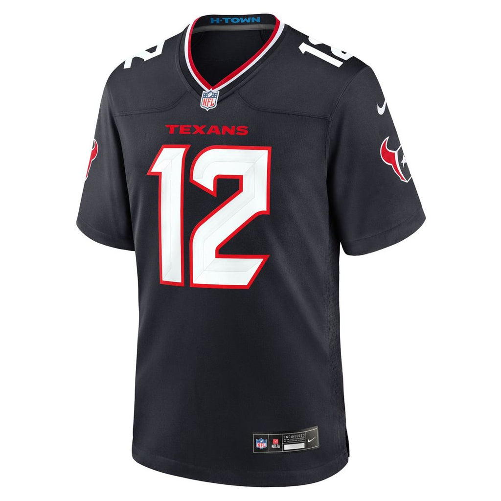 Nico Collins Houston Texans Game Jersey - Navy