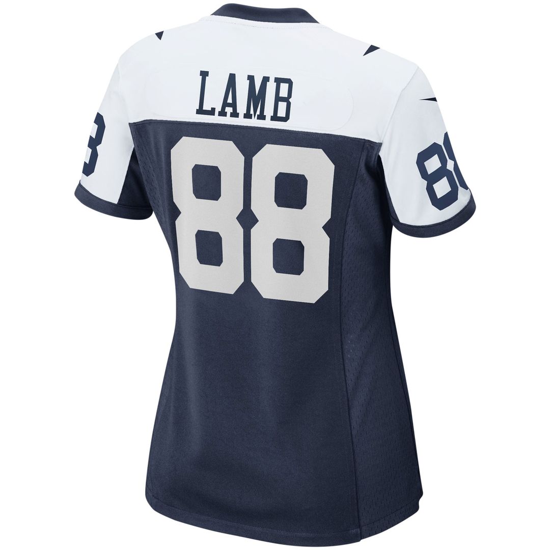 CeeDee Lamb Dallas Cowboys Women's Alternate Game Team Jersey - Navy