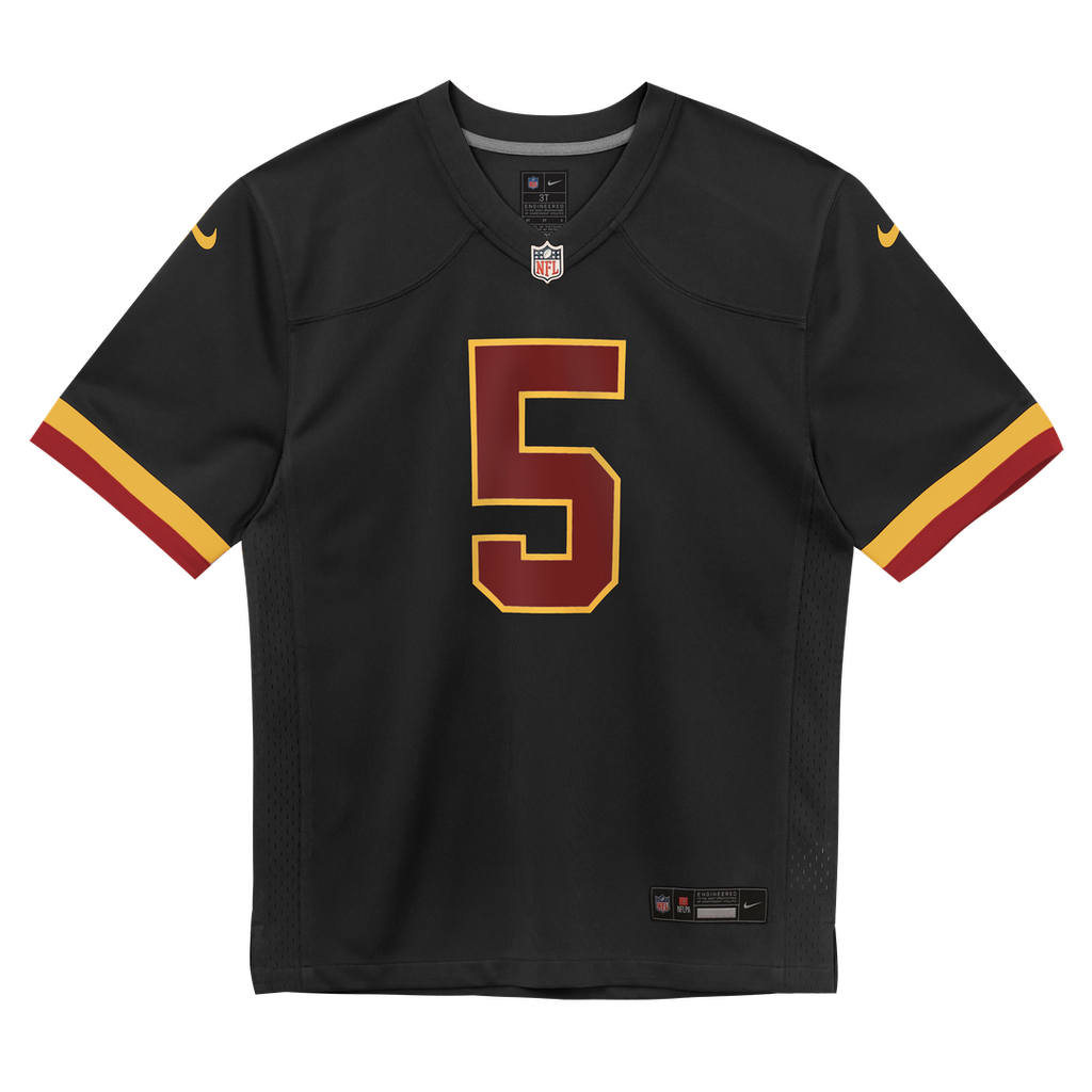 Jayden Daniels Washington Commanders Preschool Alternate Game Jersey - Black