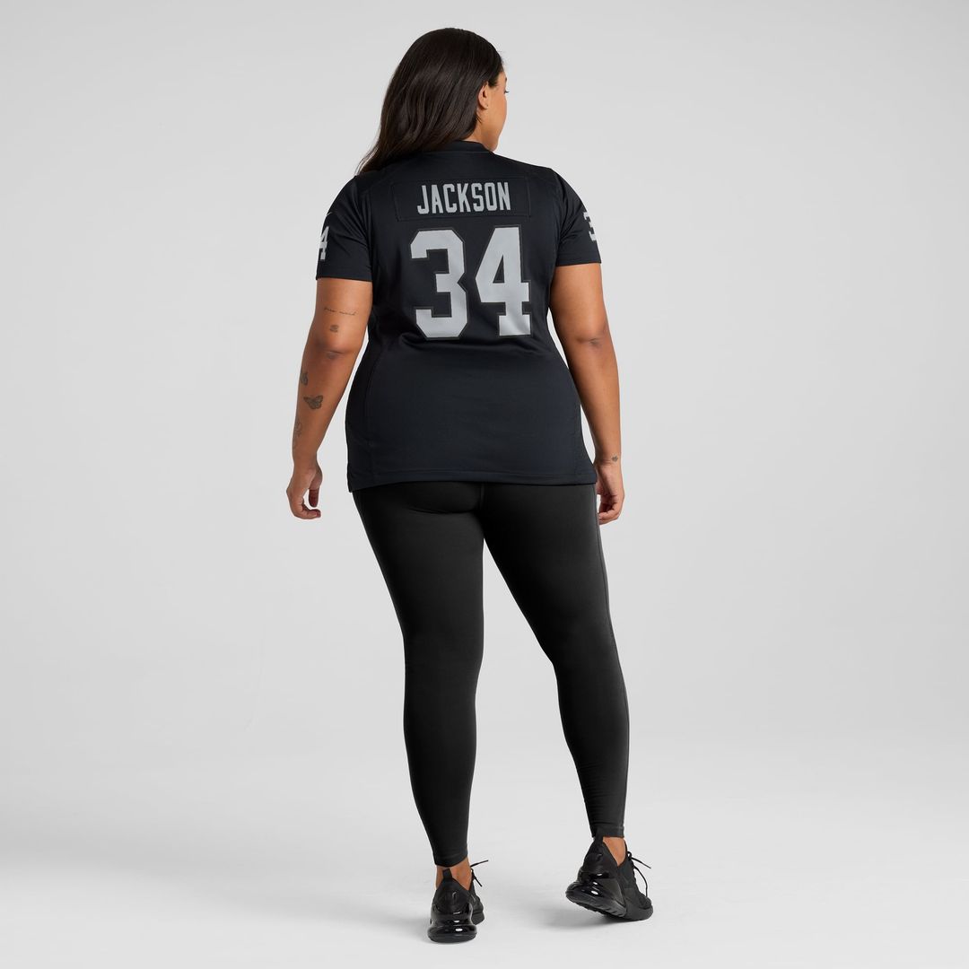 Bo Jackson Las Vegas Raiders Women's Game Retired Player Jersey - Black