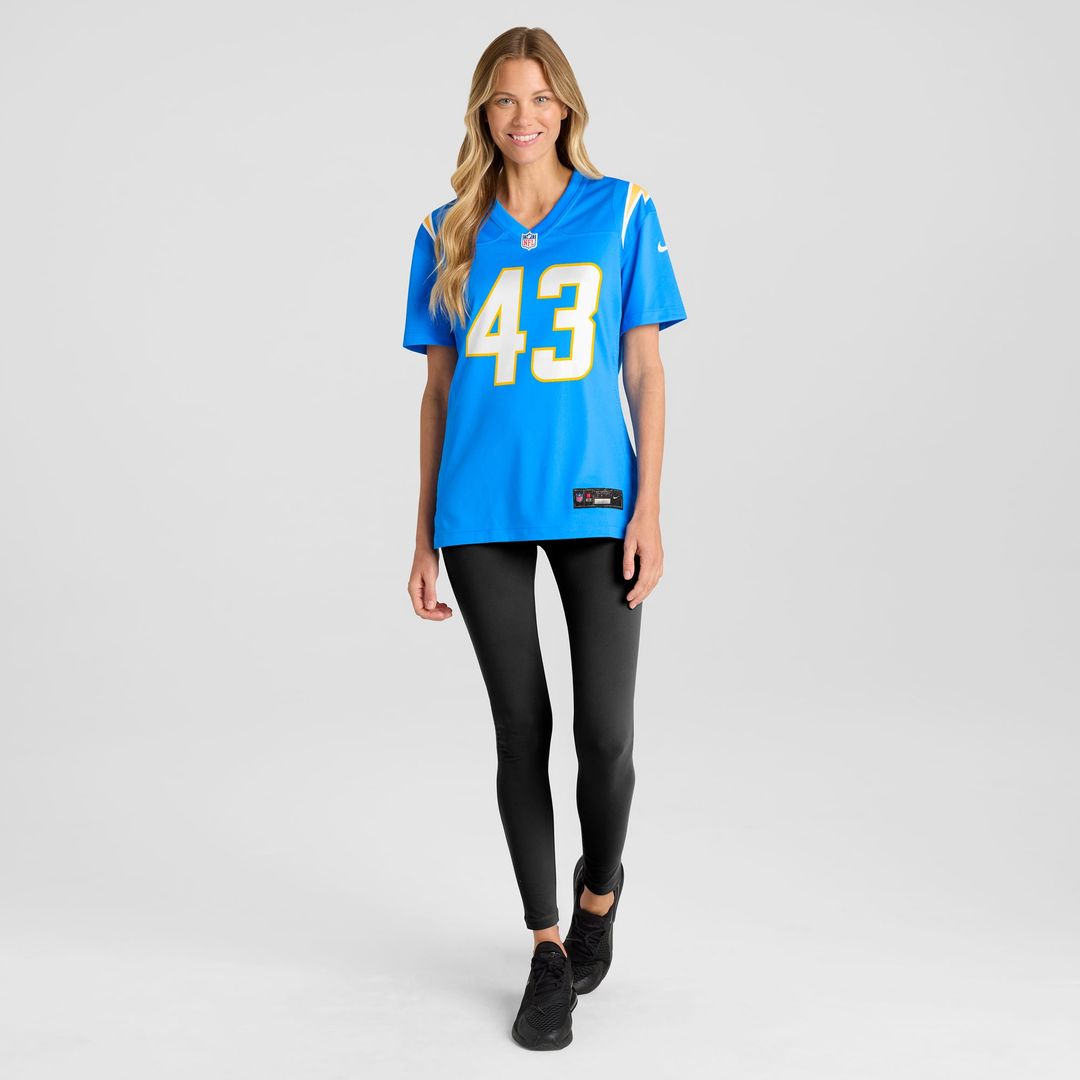 Troy Dye Los Angeles Chargers Women's Game Jersey - Powder Blue
