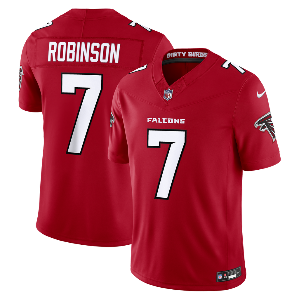 Bijan Robinson Atlanta Falcons Vapor F.U.S.E. Stitched Limited Jersey - Red