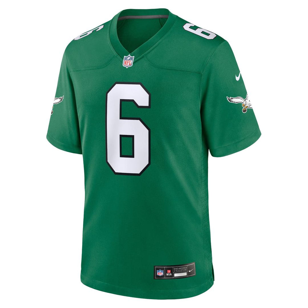 DeVonta Smith Philadelphia Eagles Youth Game Jersey - Kelly Green