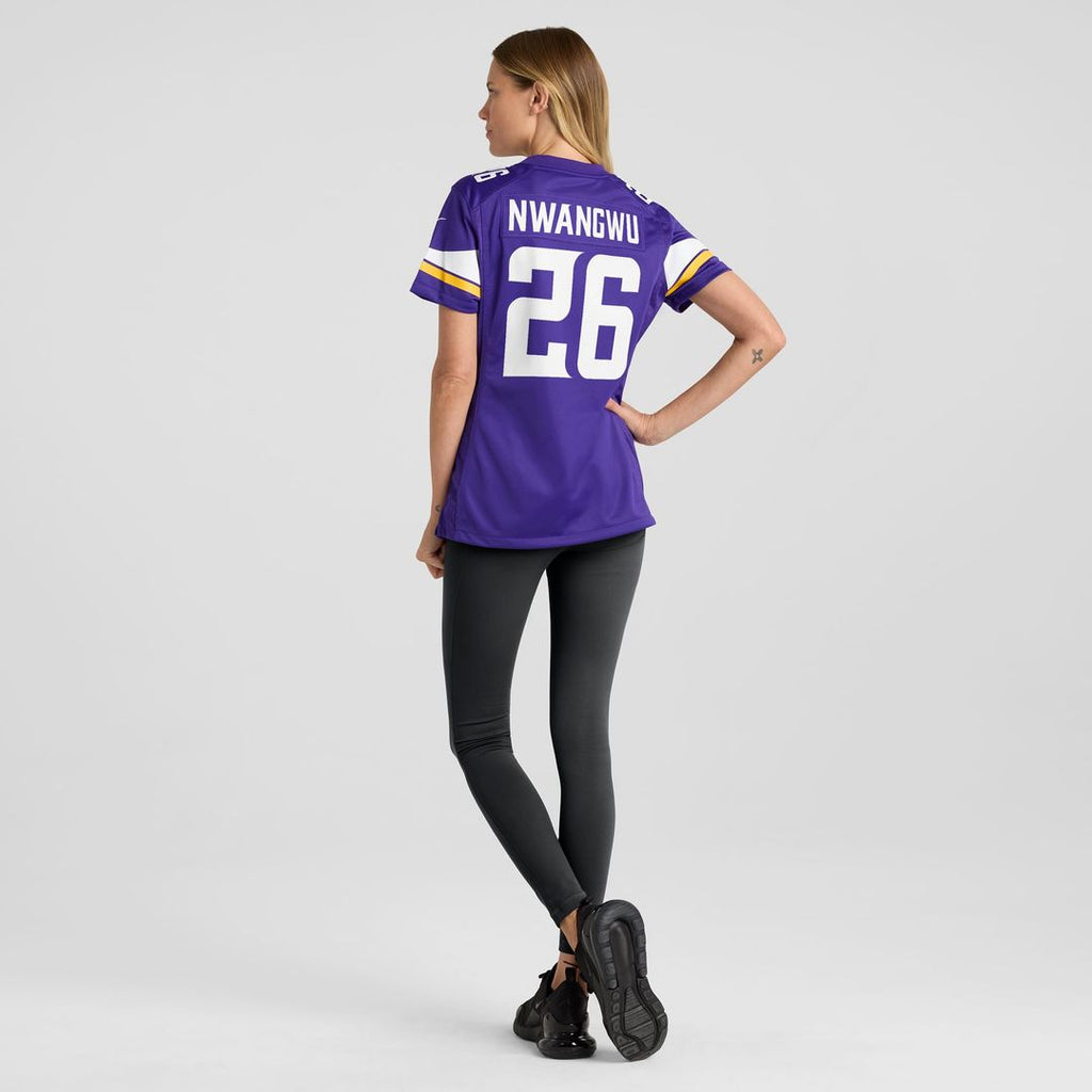 Kene Nwangwu Minnesota Vikings Women's Game Jersey - Purple