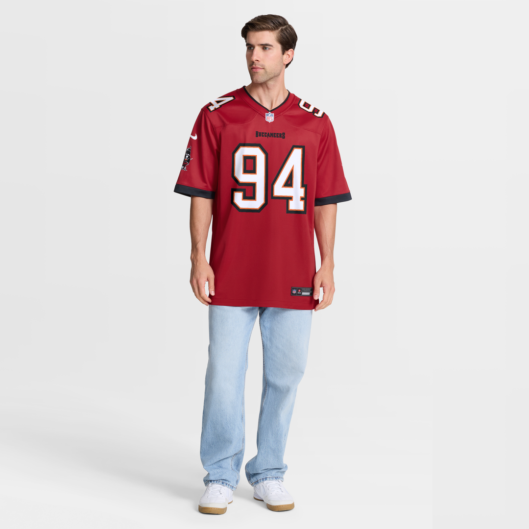 Calijah Kancey Tampa Bay Buccaneers Game Jersey - Red