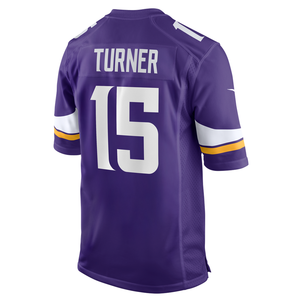 Dallas Turner Minnesota Vikings Player Game Jersey - Purple