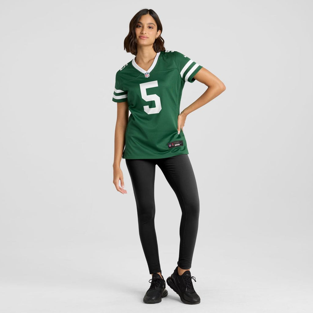 Garrett Wilson New York Jets Women's Game Jersey - Legacy Green