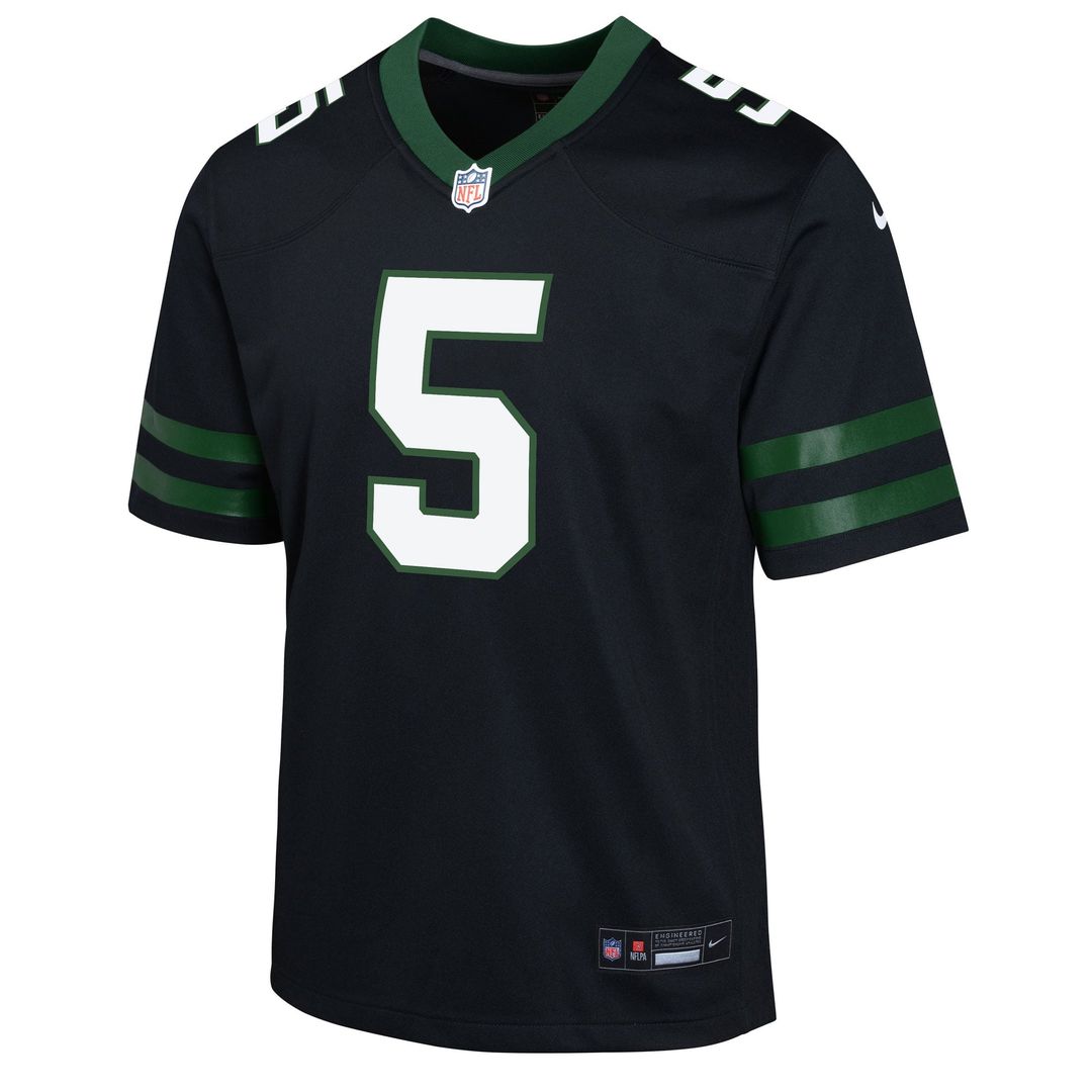 Garrett Wilson New York Jets Youth Game Jersey - Green
